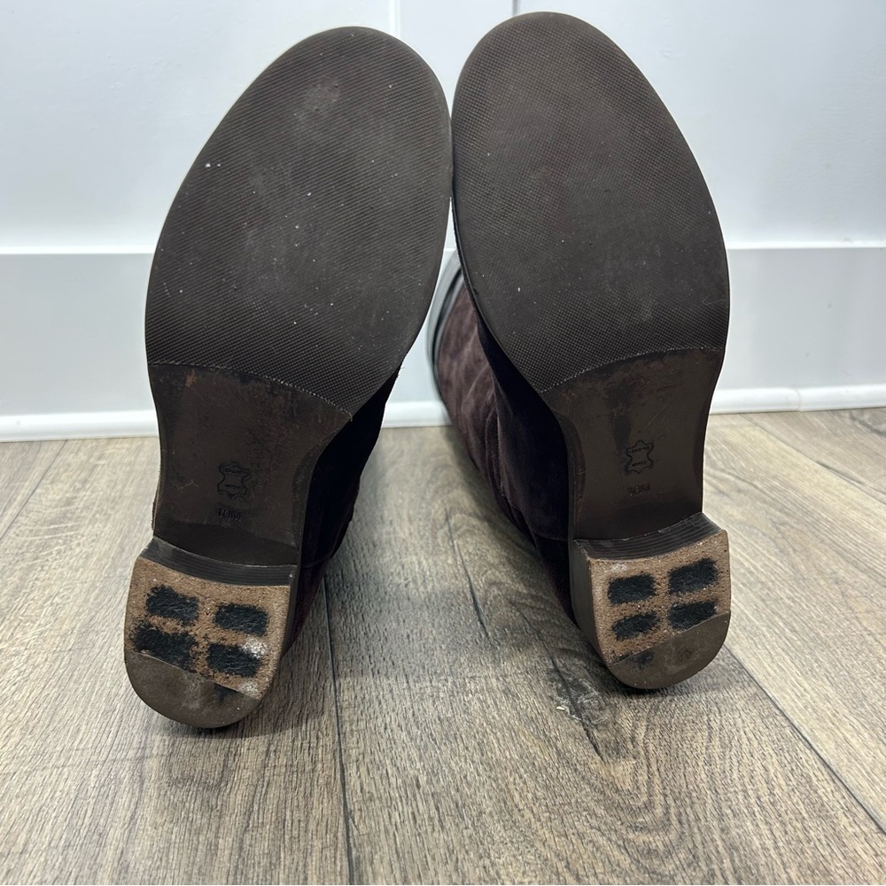SOLD- Tory Burch Dark Brown Over the Knee Boots - Picture 10 of 13